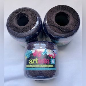 ARTISTE  Brown Grannycore Crochet Thread NWT (3)